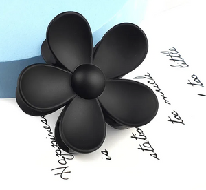 NJ -  Flower Acrylic Hair Claws (Multiple Colors)