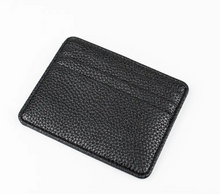 Load image into Gallery viewer, NJ -PU Leather Unisex Card Holder - Pink, Blue, Black