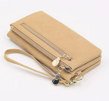 Load image into Gallery viewer, NJ - PU Leather Women&#39;s Wallet - Pink, Blue, Brown, Black