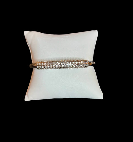 DD - White Rhinestone Cuff Bracelet
