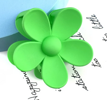 Load image into Gallery viewer, NJ -  Flower Acrylic Hair Claws (Multiple Colors)