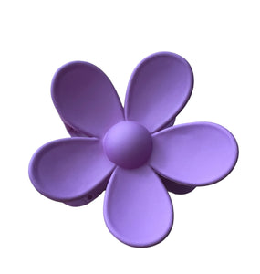NJ -  Flower Acrylic Hair Claws (Multiple Colors)