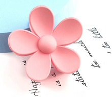 Load image into Gallery viewer, NJ -  Flower Acrylic Hair Claws (Multiple Colors)