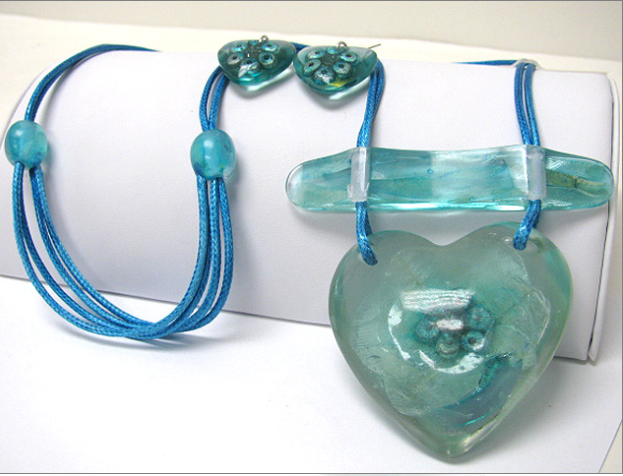 JM - Flower Heart Set - Blue