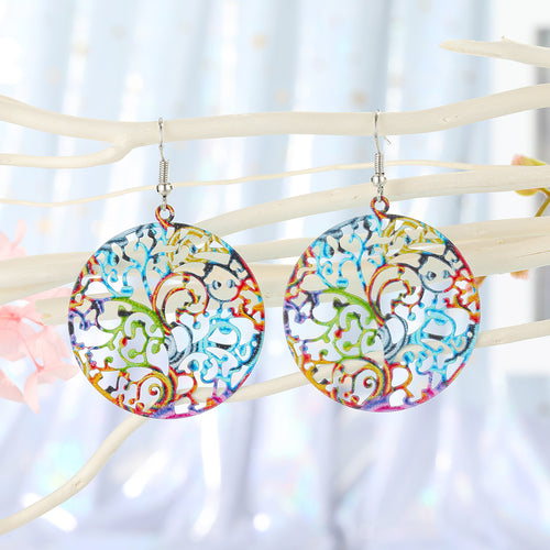 NJ - Tree of Life Colorful Earrings