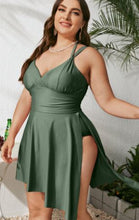 Load image into Gallery viewer, ER - PLUS One Piece Bathing Suit - (Green or Black)