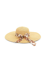 Load image into Gallery viewer, Selini - Women&#39;s Brim Bow Floppy Hat - Black or Brown