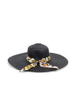 Load image into Gallery viewer, Selini - Women&#39;s Brim Bow Floppy Hat - Black or Brown