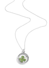 Load image into Gallery viewer, ER - Four Leaf Clover Round Pendant Necklace