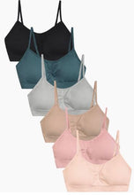 Load image into Gallery viewer, MVB - Seamless Sports Bra (Strap Back) - Blue, Black, Tan,  Pink, Peach Grey