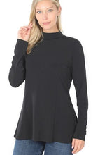 Load image into Gallery viewer, ZEN - Long Sleeve Round Neck A-Line Top - Multiple Colors Available