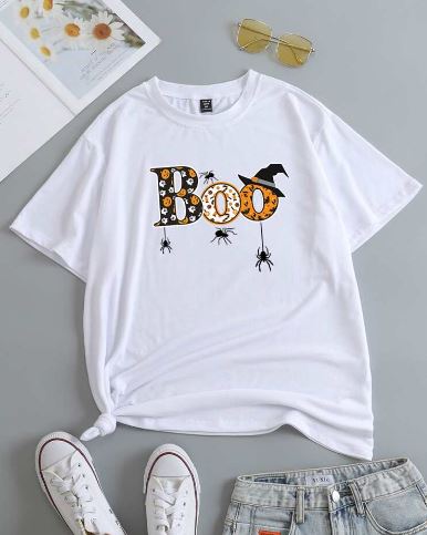 ER - Plus Halloween Graphic Tee - BOO