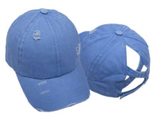 Load image into Gallery viewer, SUP - Ponytail Baseball Cap (Gray, Black, Blue)