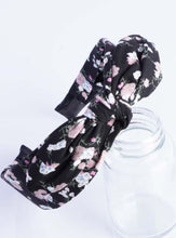 Load image into Gallery viewer, JAY - Floral Headbands (Black, Blue, Lavender, Green, Pink)