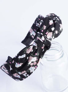 JAY - Floral Headbands (Black, Blue, Lavender, Green, Pink)