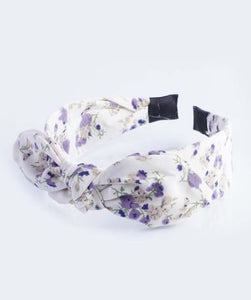 JAY - Floral Headbands (Black, Blue, Lavender, Green, Pink)