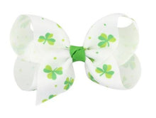 Load image into Gallery viewer, SUP - Lucky Clover Hair Bow