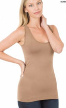 Load image into Gallery viewer, ZEN - Scoop Neck Seamless Tank - Multiple Colors Available