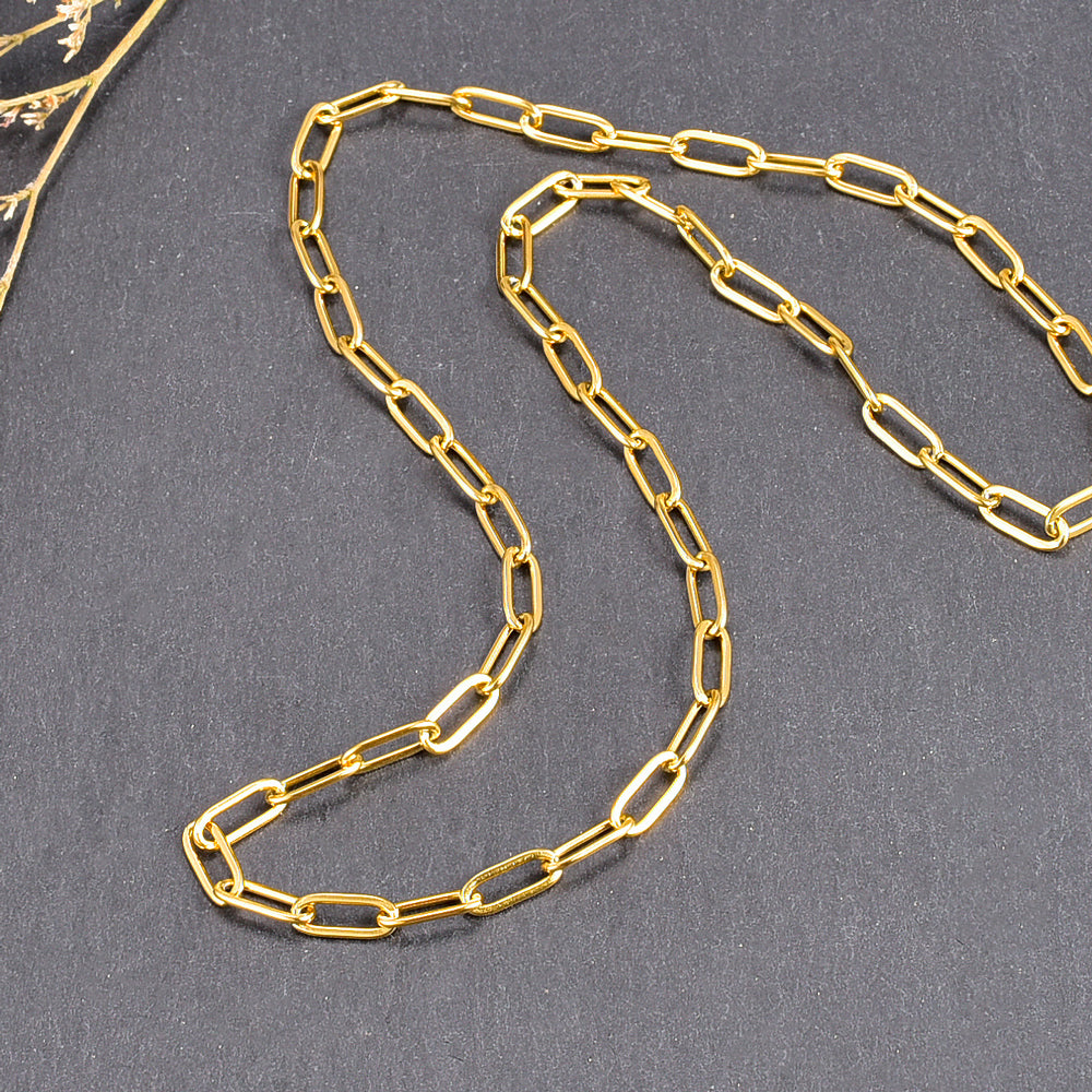 NJ - Titanium Gold Plated Necklace