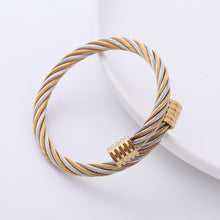 Load image into Gallery viewer, NJ - Stainless Steel Wire Bangle Bracelet