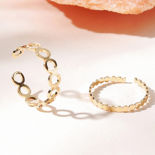 NJ - Toe Ring (Set of Two)  Adjustable - Gold