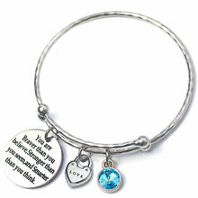 Load image into Gallery viewer, NJ - Adjustable Inspirational Bracelet - Pink, Dark Blue, Lite Blue, White, Green