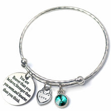 Load image into Gallery viewer, NJ - Adjustable Inspirational Bracelet - Pink, Dark Blue, Lite Blue, White, Green