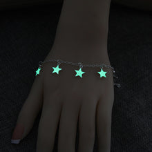 Load image into Gallery viewer, NJ - Illuminating Star Clasp Bracelet - (Blue or Yellow-Green)