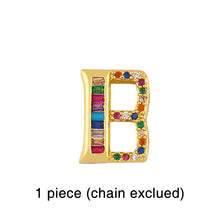 Load image into Gallery viewer, DD - Initial Rhinestone Charms (fits bracelet or necklace)