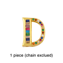 Load image into Gallery viewer, DD - Initial Rhinestone Charms (fits bracelet or necklace)
