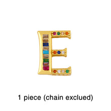 Load image into Gallery viewer, DD - Initial Rhinestone Charms (fits bracelet or necklace)