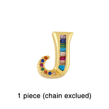Load image into Gallery viewer, DD - Initial Rhinestone Charms (fits bracelet or necklace)