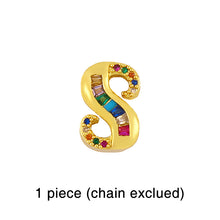 Load image into Gallery viewer, DD - Initial Rhinestone Charms (fits bracelet or necklace)