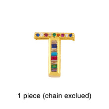 Load image into Gallery viewer, DD - Initial Rhinestone Charms (fits bracelet or necklace)