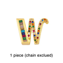 Load image into Gallery viewer, DD - Initial Rhinestone Charms (fits bracelet or necklace)