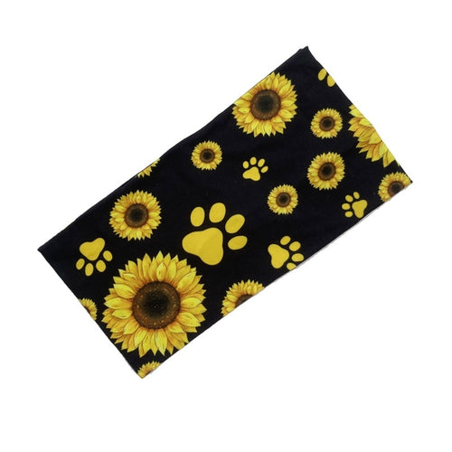 NJ - Sunflower Elastic Sports/Yoga Headband - Multiple Options
