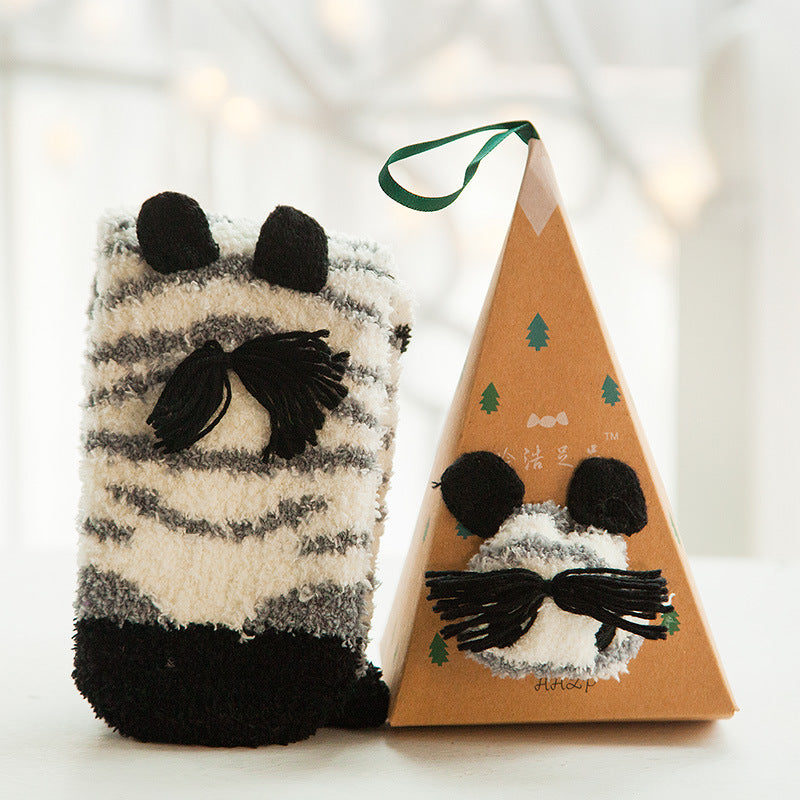 NJ - Socks in a Box - Multi Animal Patterns