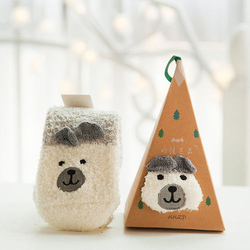 NJ - Socks in a Box - Multi Animal Patterns