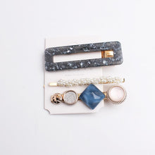 Load image into Gallery viewer, NJ - 3 Pack Hair Clips - Blue