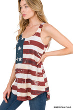 Load image into Gallery viewer, ZEN - American Flag Print Tank