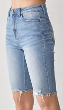 Load image into Gallery viewer, RJ - Bermuda Jean Shorts - Raw Hem - Light (S, M, &amp; L)