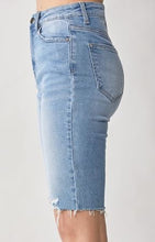 Load image into Gallery viewer, RJ - Bermuda Jean Shorts - Raw Hem - Light (S, M, &amp; L)