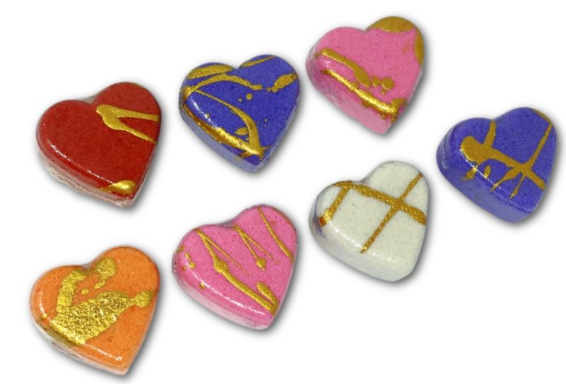 OB - Heart Bath Bombs