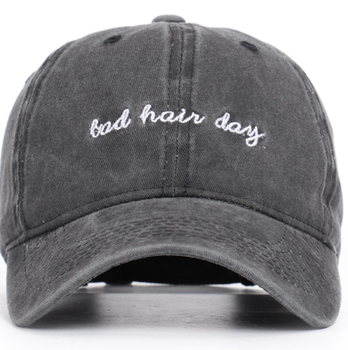 SUP - Bad Hair Day Distressed Hat (Red, Black, Blue)