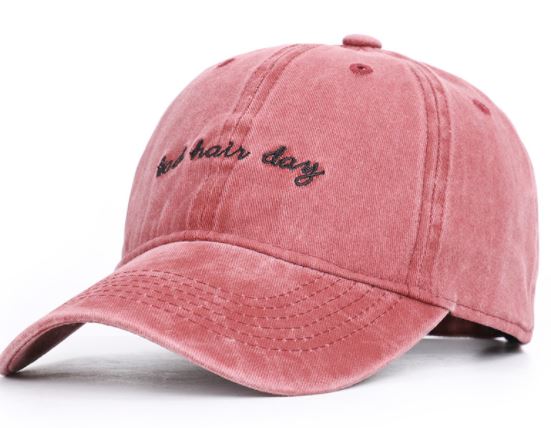 SUP - Bad Hair Day Distressed Hat (Red, Black, Blue)