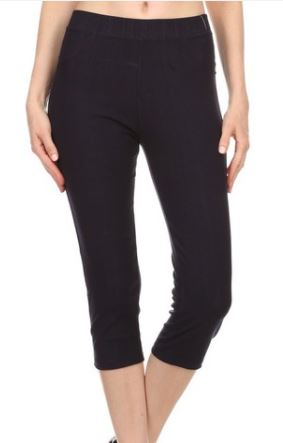 LD - Capri Jeggings One Size (White or Black)