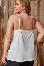 Load image into Gallery viewer, ER - PLUS Contrast Leopard Cami Top