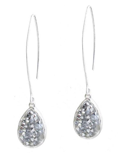 JM - Multi Crystal Teardrop Earrings