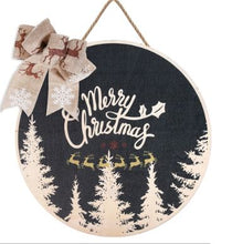Load image into Gallery viewer, NJ - Christmas Elk Wood Hanging Sign - Deer