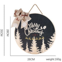 Load image into Gallery viewer, NJ - Christmas Elk Wood Hanging Sign - Deer